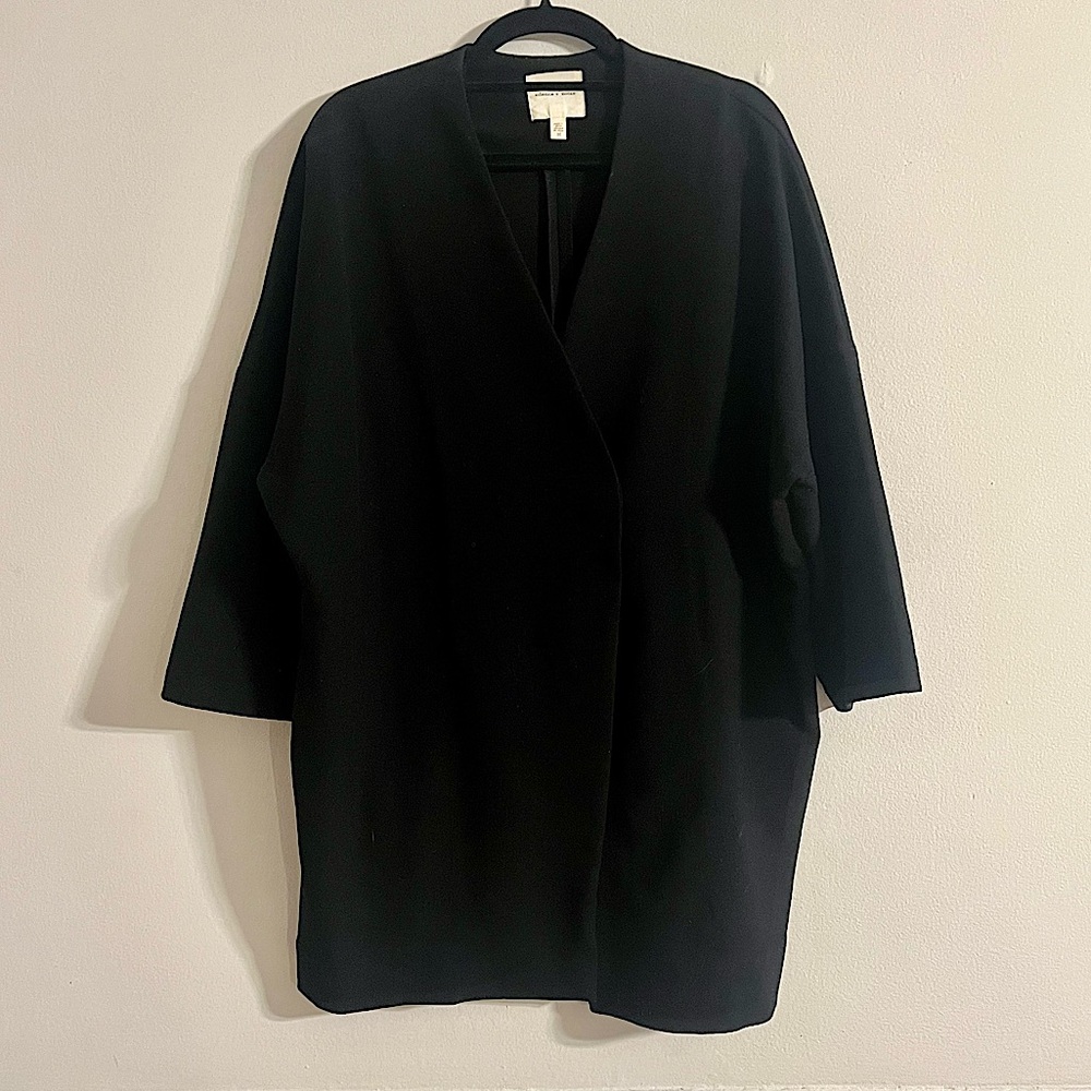 Silence + Noise oversized black blazer